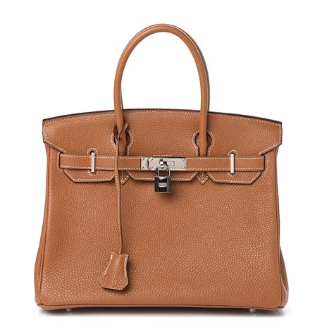 hermes birkin 30 tan|hermes birkin 30 gold togo.